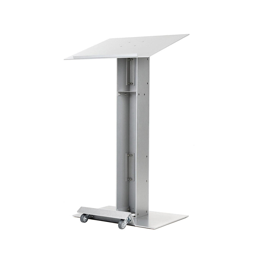 Contemporary Lectern and Podium Y-5-Optional Base with Wheels-Contemporary Lecterns and Podiums-Podiums Direct