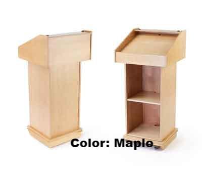 Non Sound Lectern "The Hope"-Maple-Non Sound Podiums and Lecterns-Podiums Direct