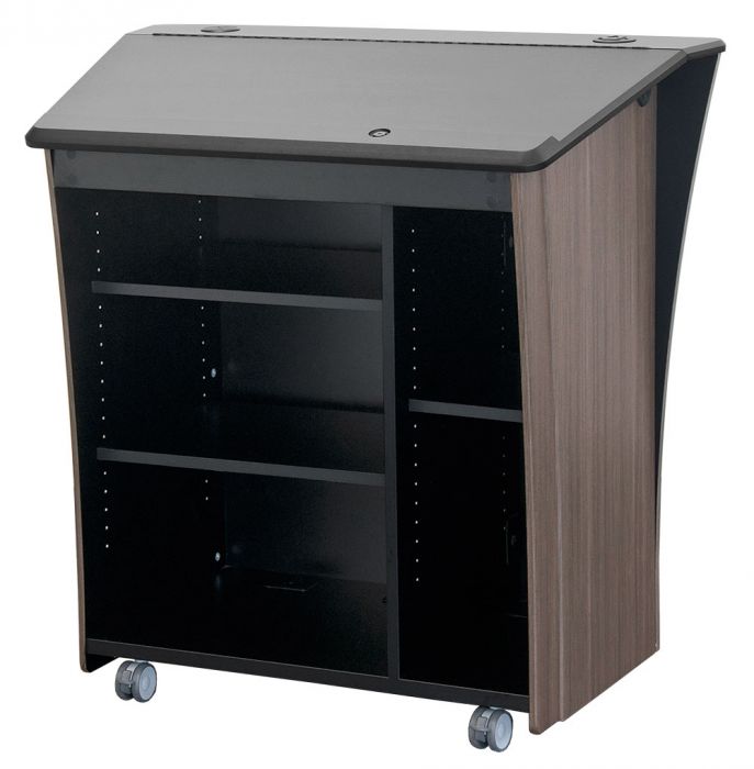 Large Surface Presentation Lectern, LEX33-Back View-Contemporary Lecterns and Podiums-Podiums Direct