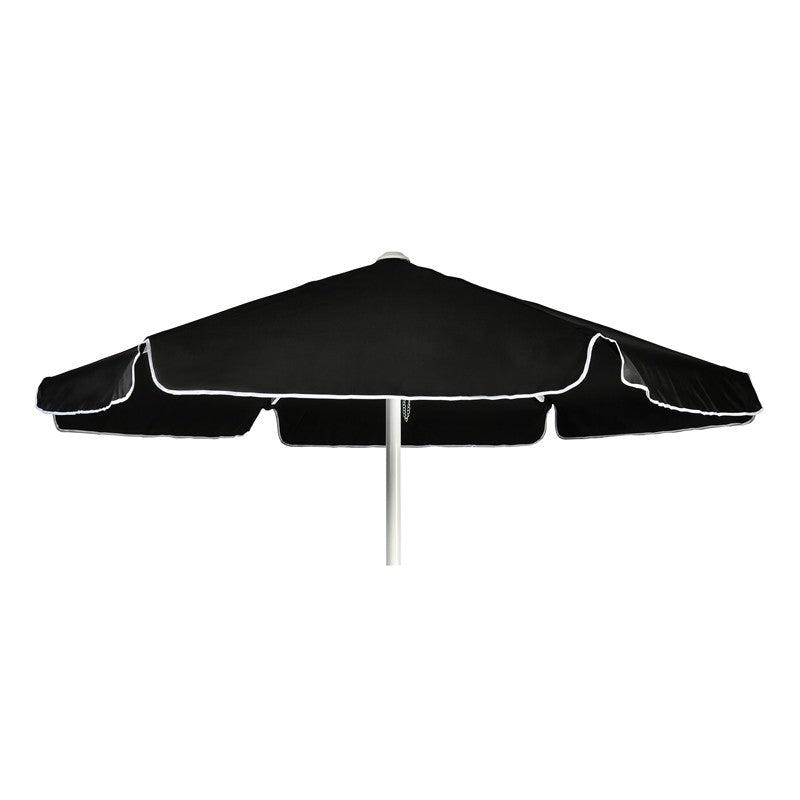 Valet Podium Aluminum Frame Umbrella-Black-Valet Podiums, Security, and Host Stations-Podiums Direct