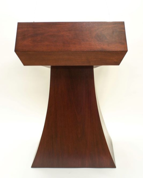 Handcrafted Solid Hardwood Pulpits, Podiums and Lecterns-Handcrafted Solid Hardwood Lectern StateMan Non-Sound-Podiums Direct