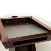 Handcrafted Solid Hardwood Pulpits, Podiums and Lecterns-Top View-Handcrafted Solid Hardwood Lectern StateMan Non-Sound-Podiums Direct
