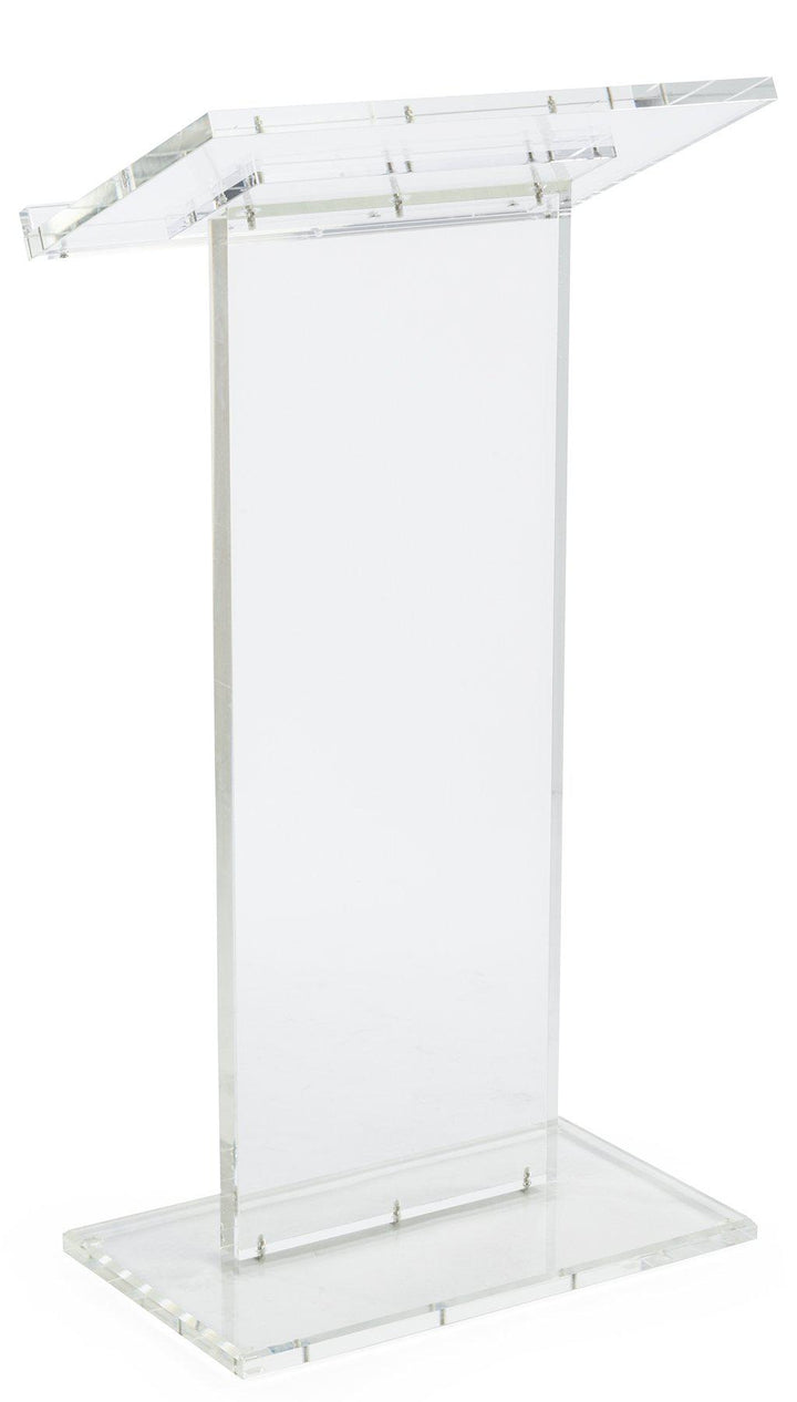 Acrylic Lectern Clear Podium Series-Acrylic Pulpits, Podiums and Lecterns-Podiums Direct