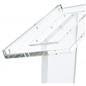 Acrylic Lectern Clear Podium Series-Top View-Acrylic Pulpits, Podiums and Lecterns-Podiums Direct