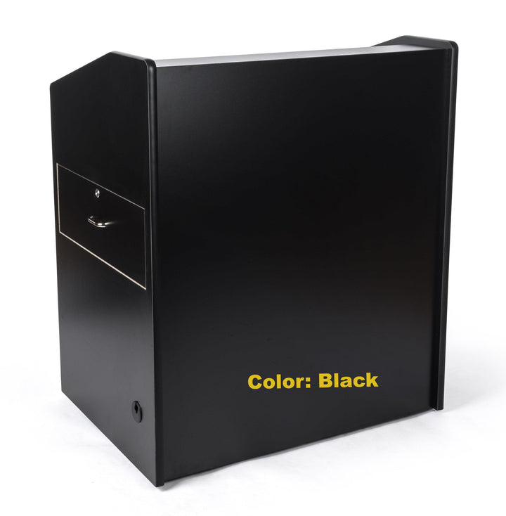 Multimedia Lectern 41" Rolling-Multimedia Podiums and Lecterns-Podiums Direct