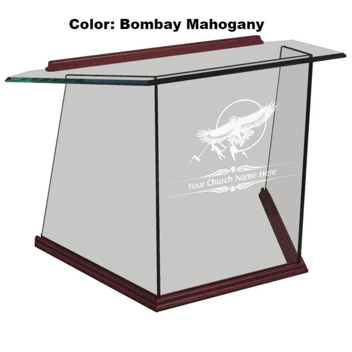 Tabletop Lectern NC2T/NC2TG Prestige Glass-Tabletop Lecterns-Podiums Direct