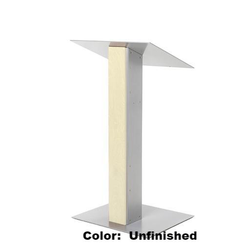Contemporary Lectern and Podium Y-5-Unfinished-Contemporary Lecterns and Podiums-Podiums Direct