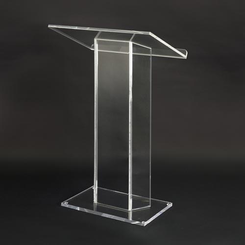 Acrylic Lectern Large Top SN3055-Acrylic Pulpits, Podiums and Lecterns-Podiums Direct