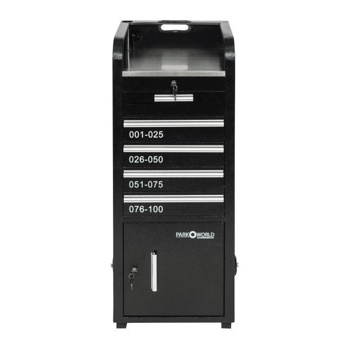 Valet Podium With 100 Key Slot Cabinet-Valet Podiums, Security, and Host Stations-Podiums Direct