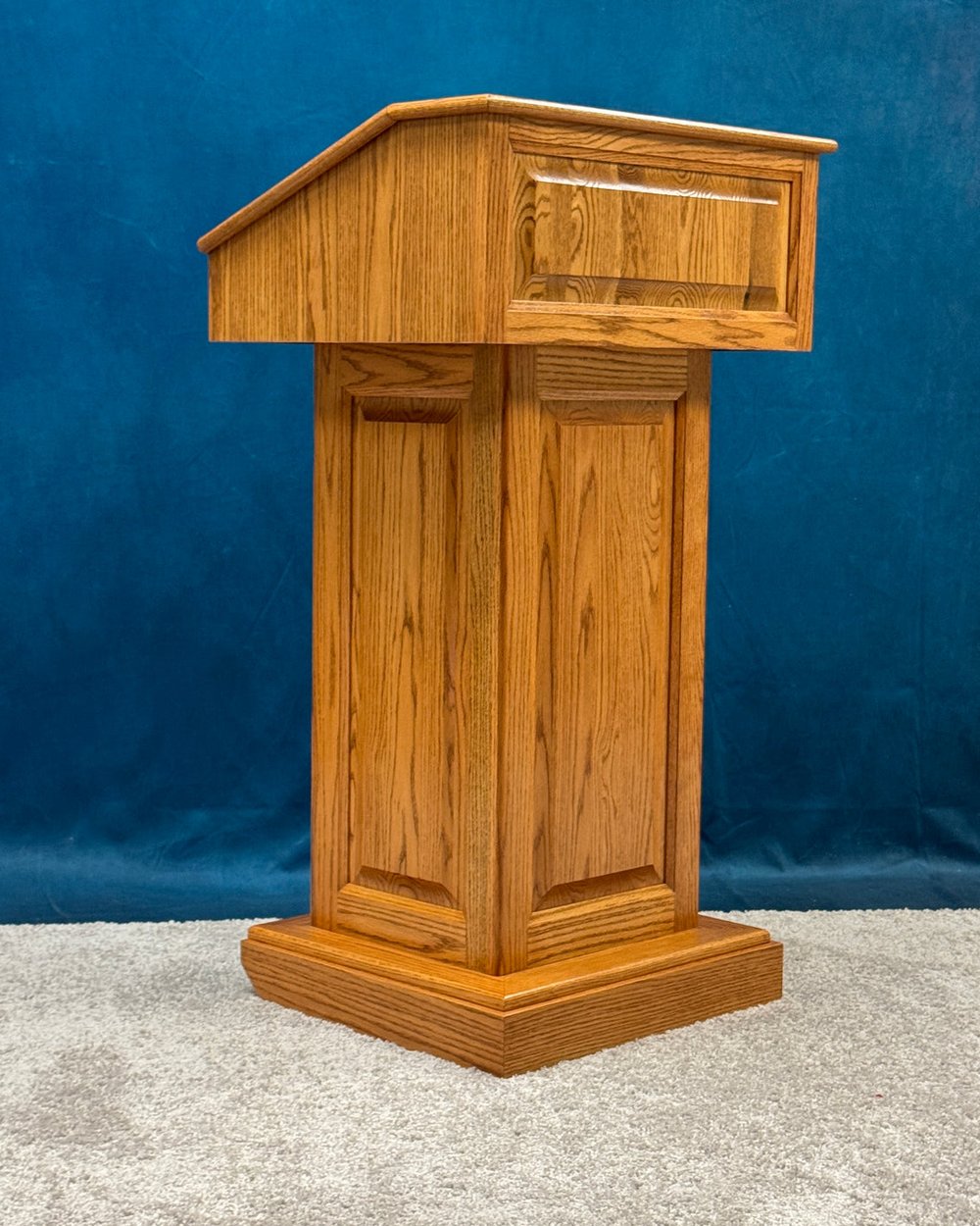 The Counselor, our best-selling hardwood lectern