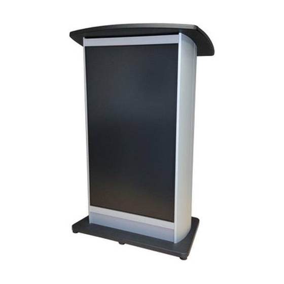 Digital Display Lectern: H2W with Built-In 43" UHD Screen