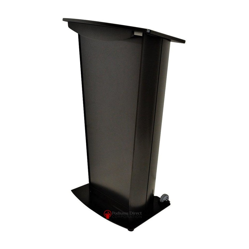 VH1 Deluxe Black Aluminum Lectern